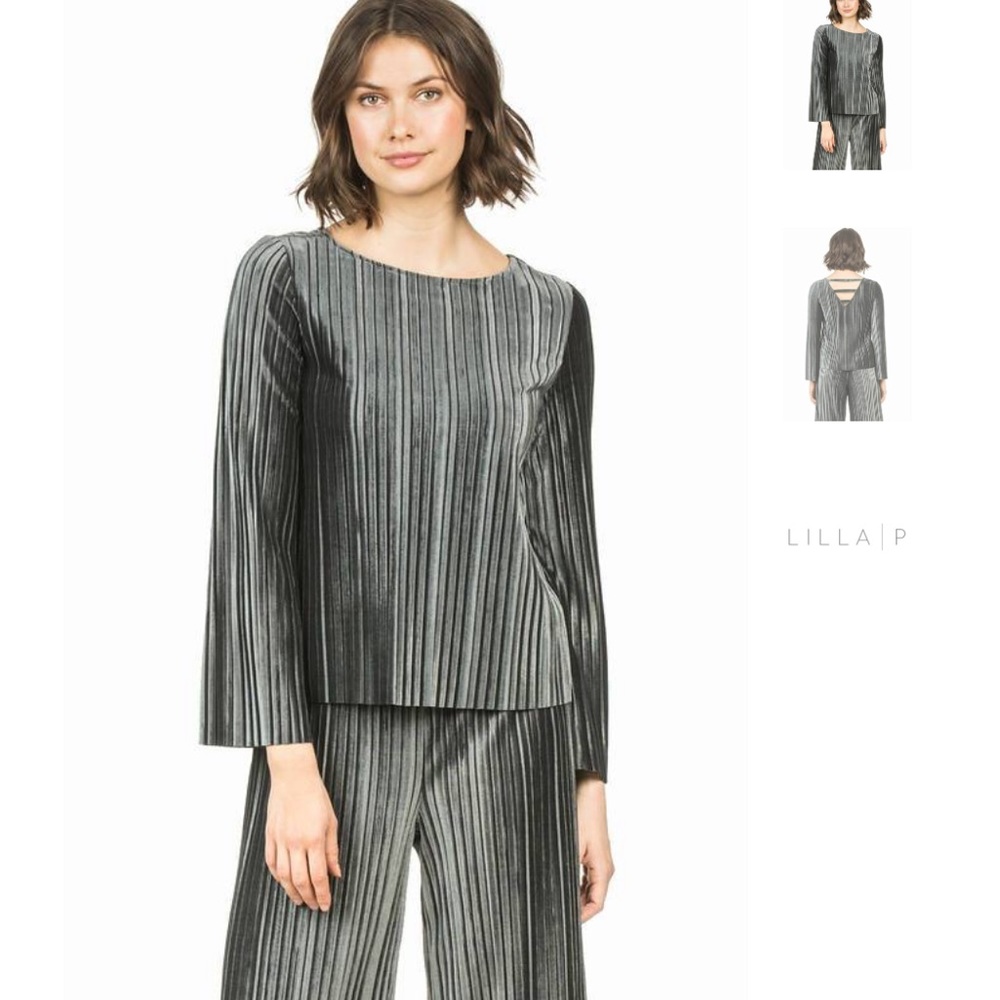 LILLA P Velour Long-sleeve Top & Pant Set | NWT!